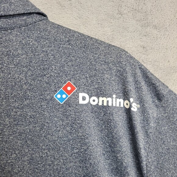 Dominos Gear Employee Uniform Shirt Mens 2XL XXL Polo Shirt Short Sleeve - Picture 4 of 11